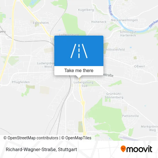 Карта Richard-Wagner-Straße