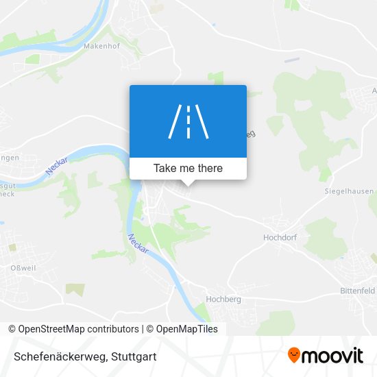 Schefenäckerweg map
