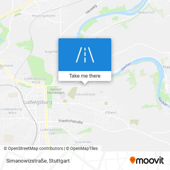Карта Simanowizstraße