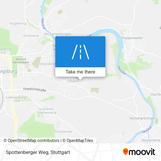 Карта Spottenberger Weg