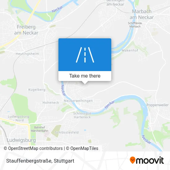Карта Stauffenbergstraße