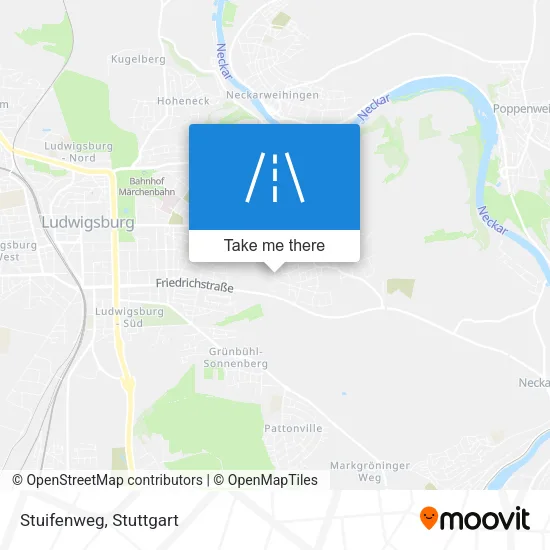 Карта Stuifenweg