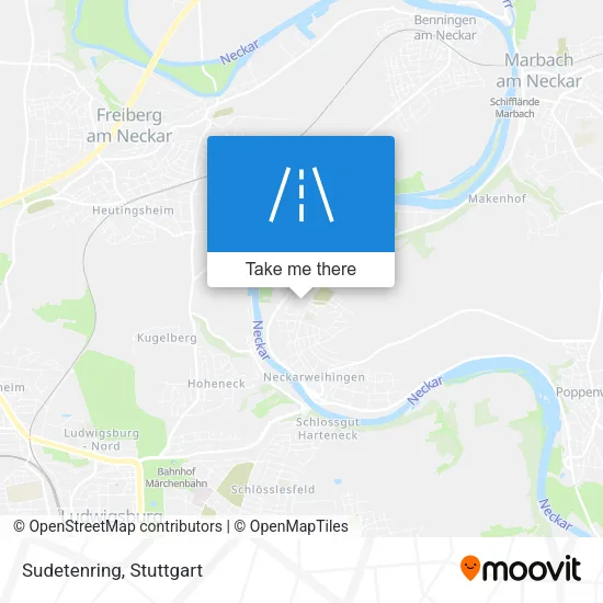 Карта Sudetenring