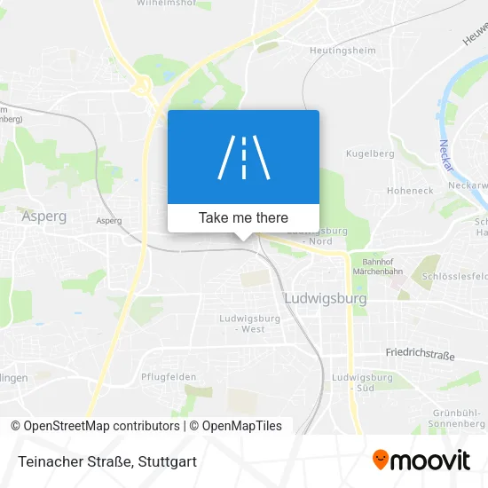 Карта Teinacher Straße