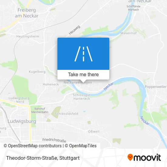 Карта Theodor-Storm-Straße