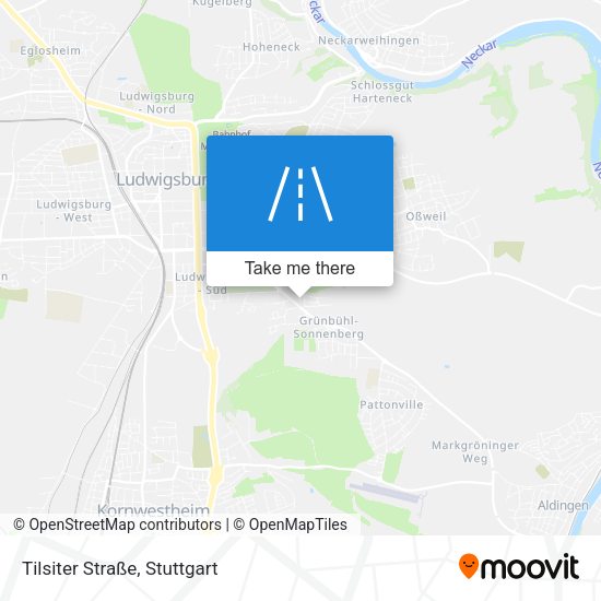 Tilsiter Straße map