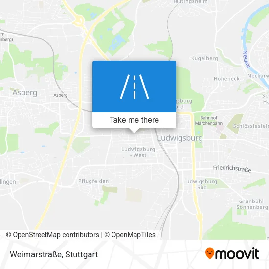 Weimarstraße map