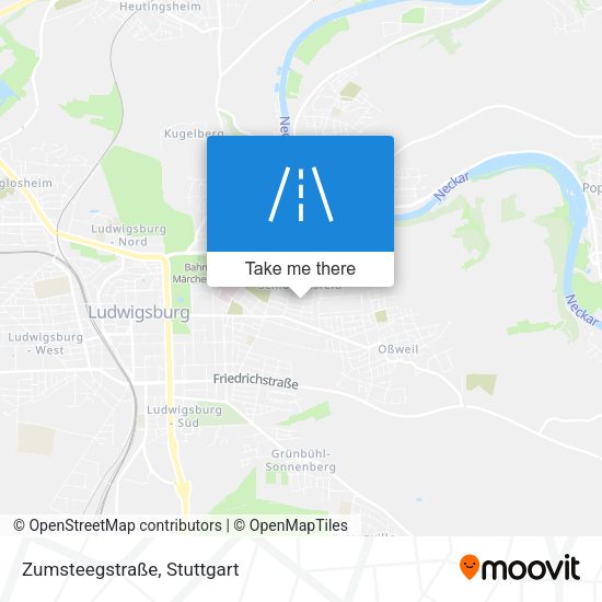 Карта Zumsteegstraße