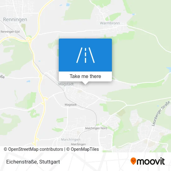 Карта Eichenstraße