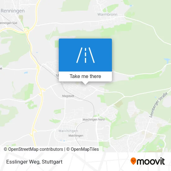Карта Esslinger Weg