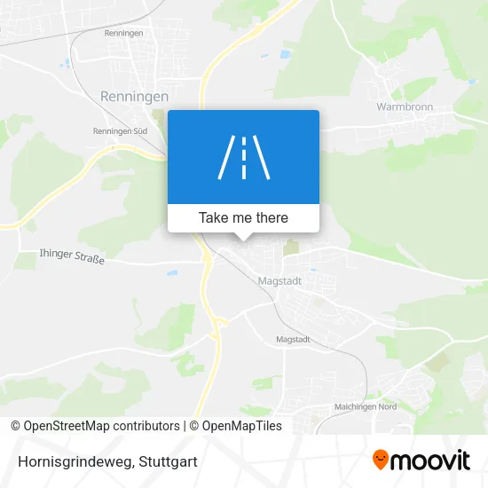 Карта Hornisgrindeweg