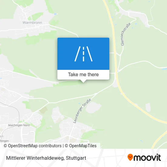 Карта Mittlerer Winterhaldeweg