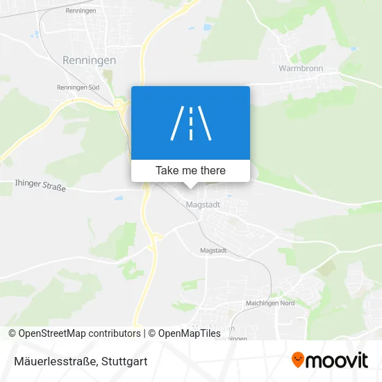 Карта Mäuerlesstraße