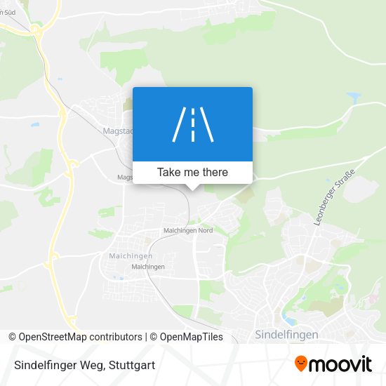 Карта Sindelfinger Weg
