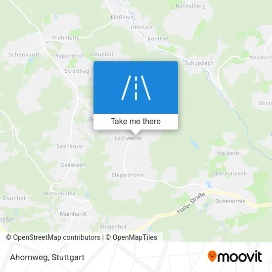 Карта Ahornweg