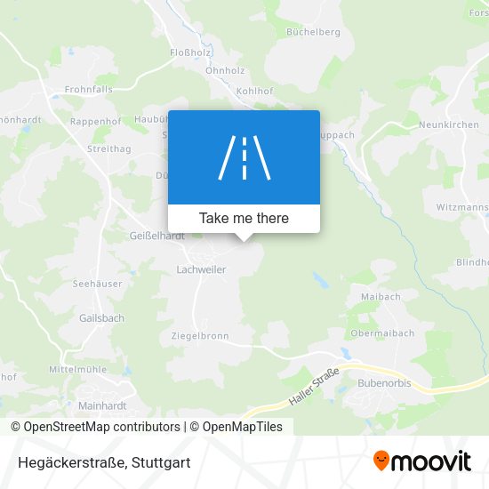 Hegäckerstraße map
