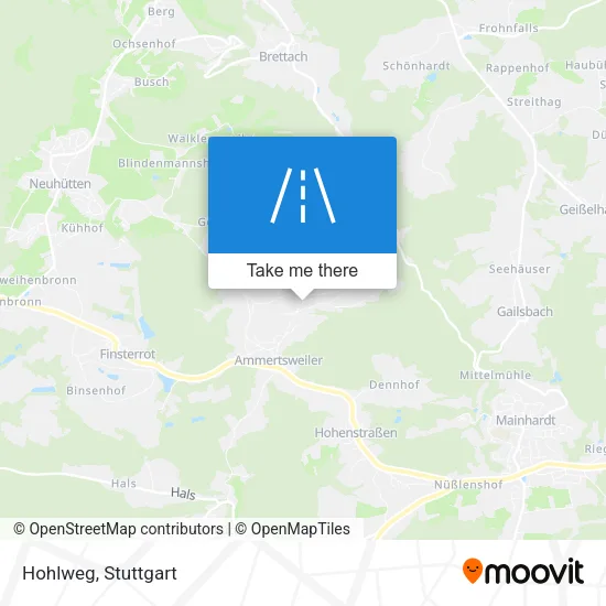 Карта Hohlweg