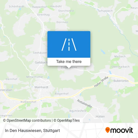 In Den Hauswiesen map