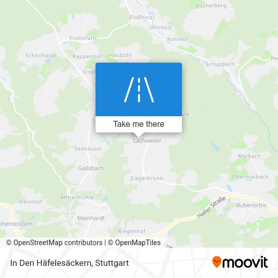 In Den Häfelesäckern map
