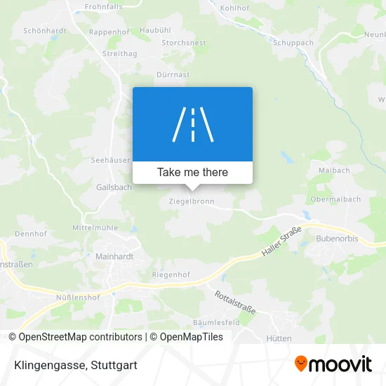 Klingengasse map