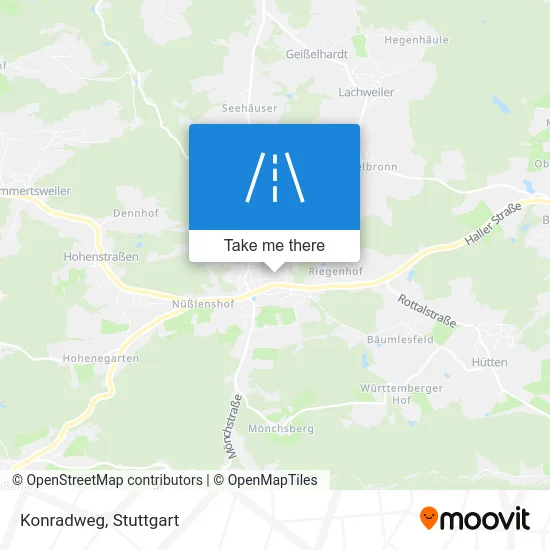 Карта Konradweg