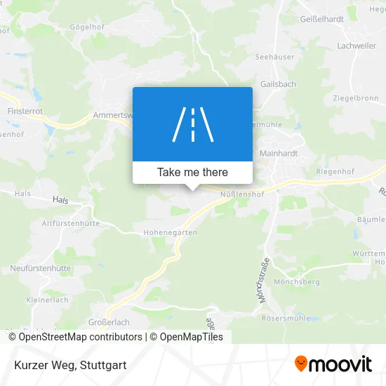 Карта Kurzer Weg