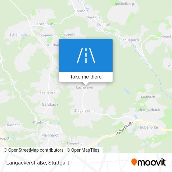 Langäckerstraße map