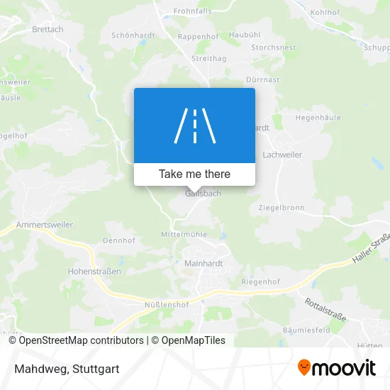 Карта Mahdweg
