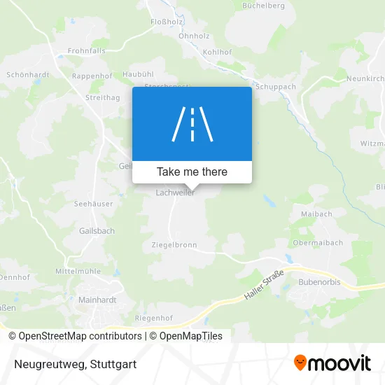 Карта Neugreutweg