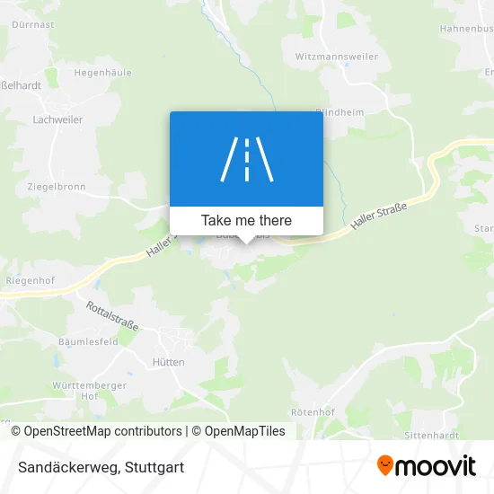 Карта Sandäckerweg