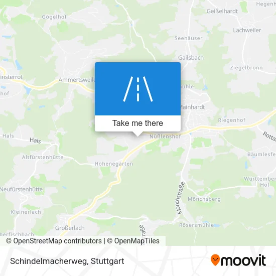 Карта Schindelmacherweg