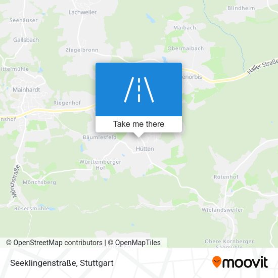 Seeklingenstraße map