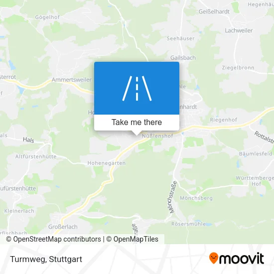 Карта Turmweg