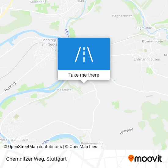 Карта Chemnitzer Weg