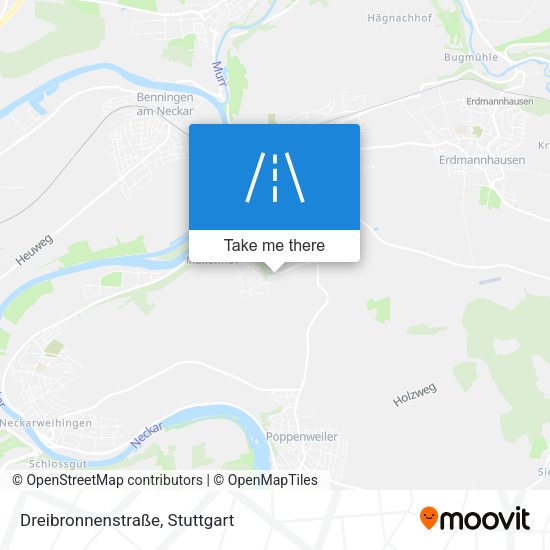 Dreibronnenstraße map