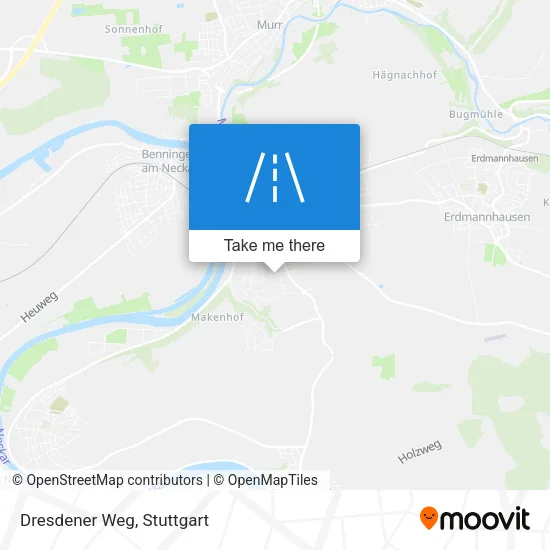 Карта Dresdener Weg