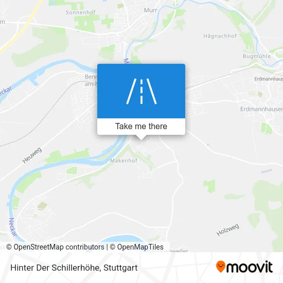 Карта Hinter Der Schillerhöhe