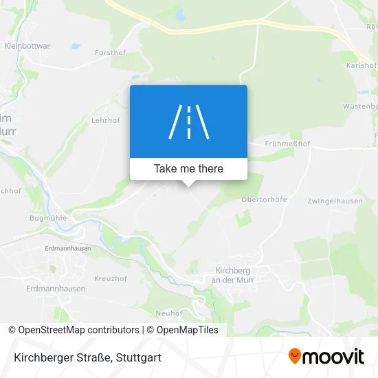 Карта Kirchberger Straße