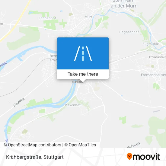 Krähbergstraße map