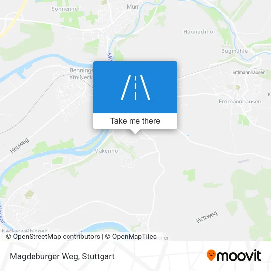 Magdeburger Weg map