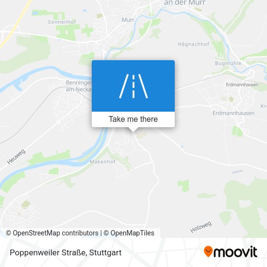 Poppenweiler Straße map