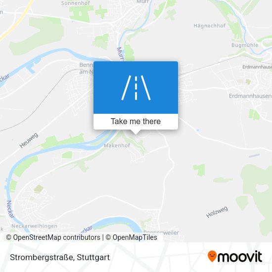 Strombergstraße map