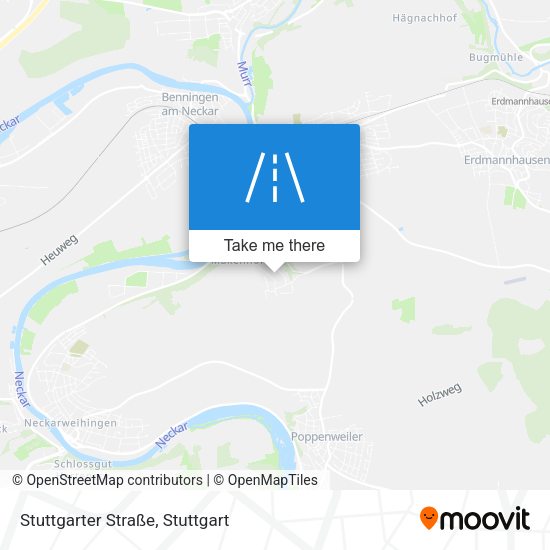 Карта Stuttgarter Straße