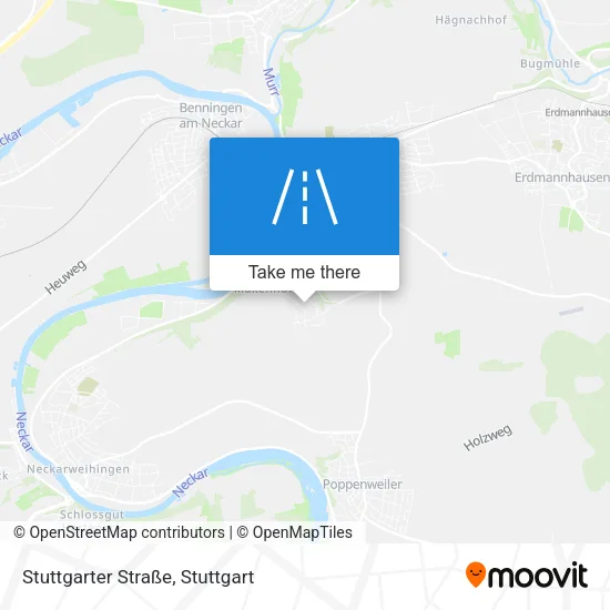 Карта Stuttgarter Straße
