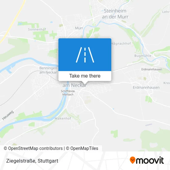 Карта Ziegelstraße