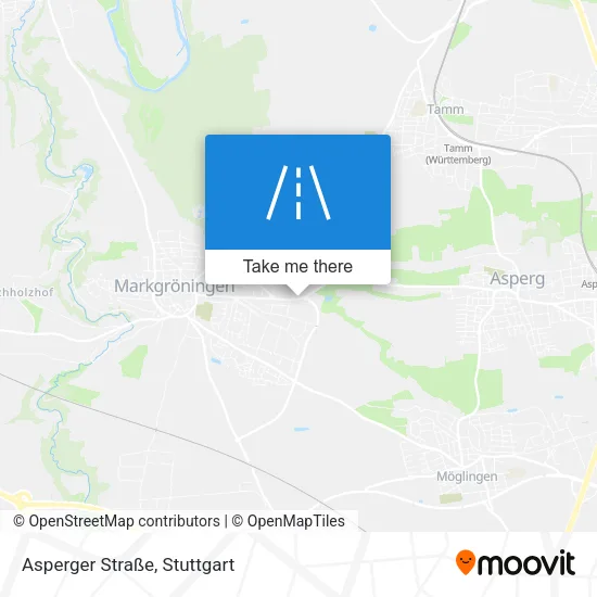 Карта Asperger Straße