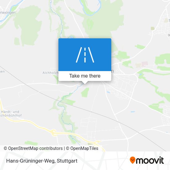 Hans-Grüninger-Weg map