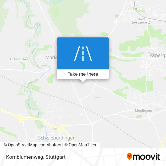 Карта Kornblumenweg