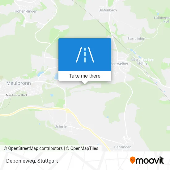 Карта Deponieweg
