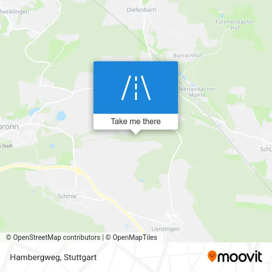 Hambergweg map